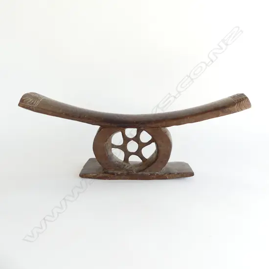 An old Tongan or Fijian contact period neck rest,